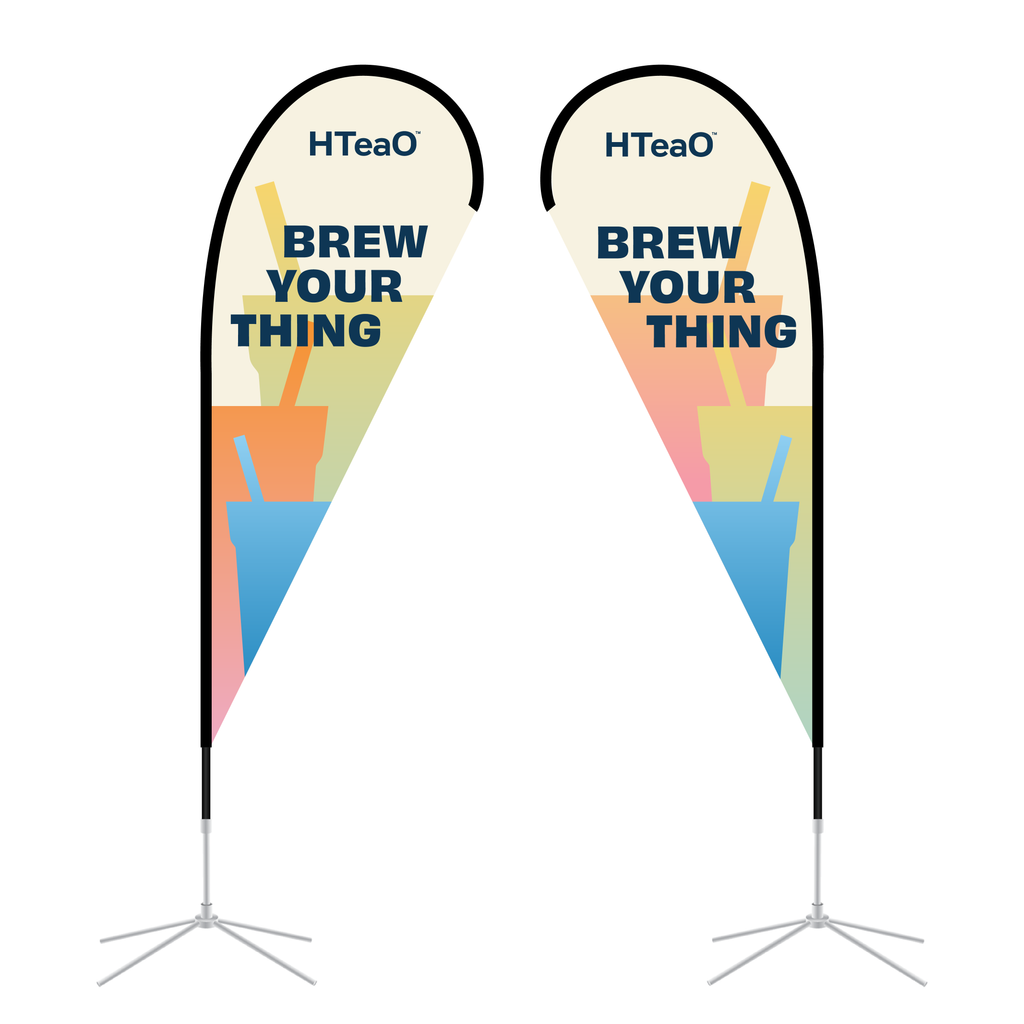 Brew Your Thing Teardrop Flag