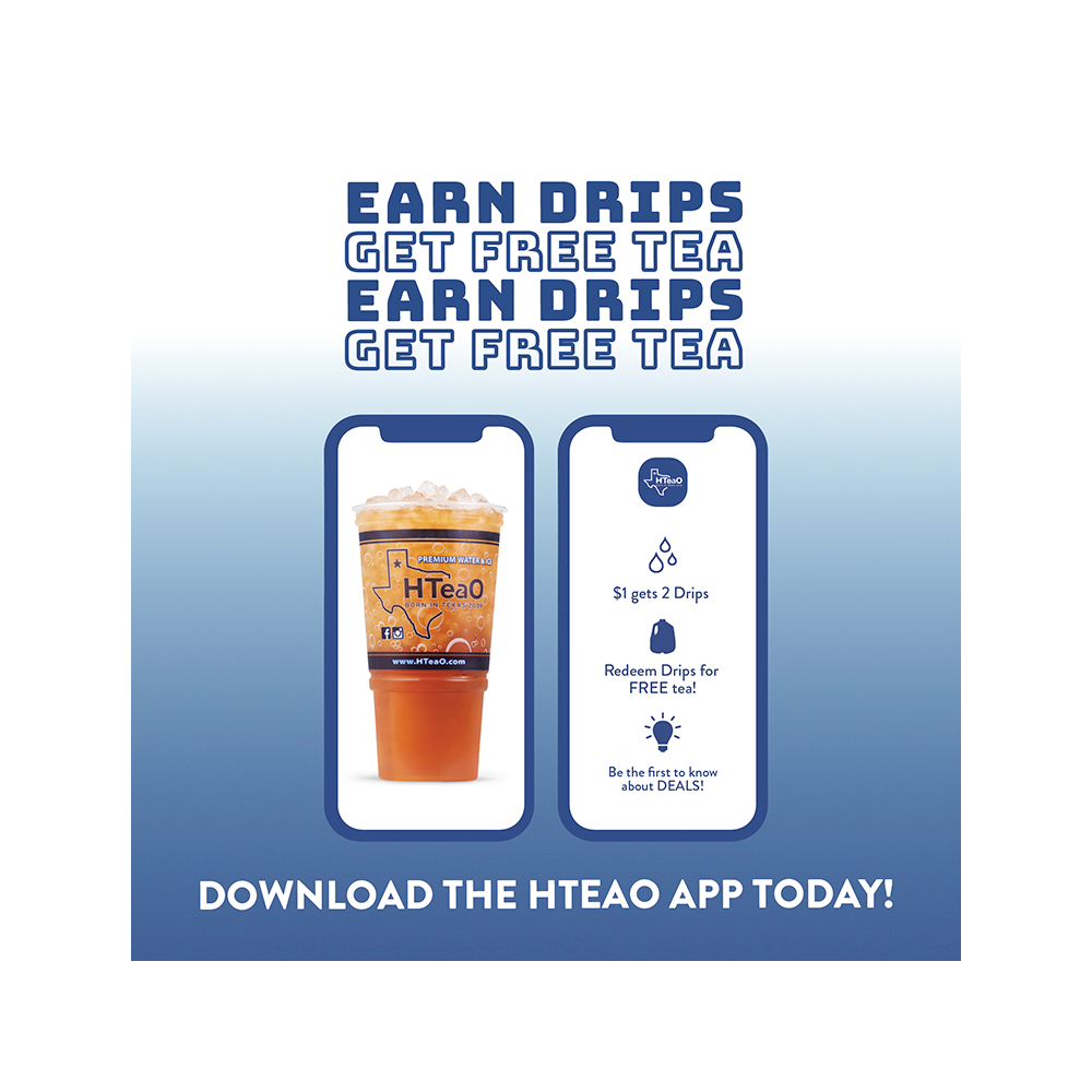 "Earn Drips, Get Free Tea" Window Cling