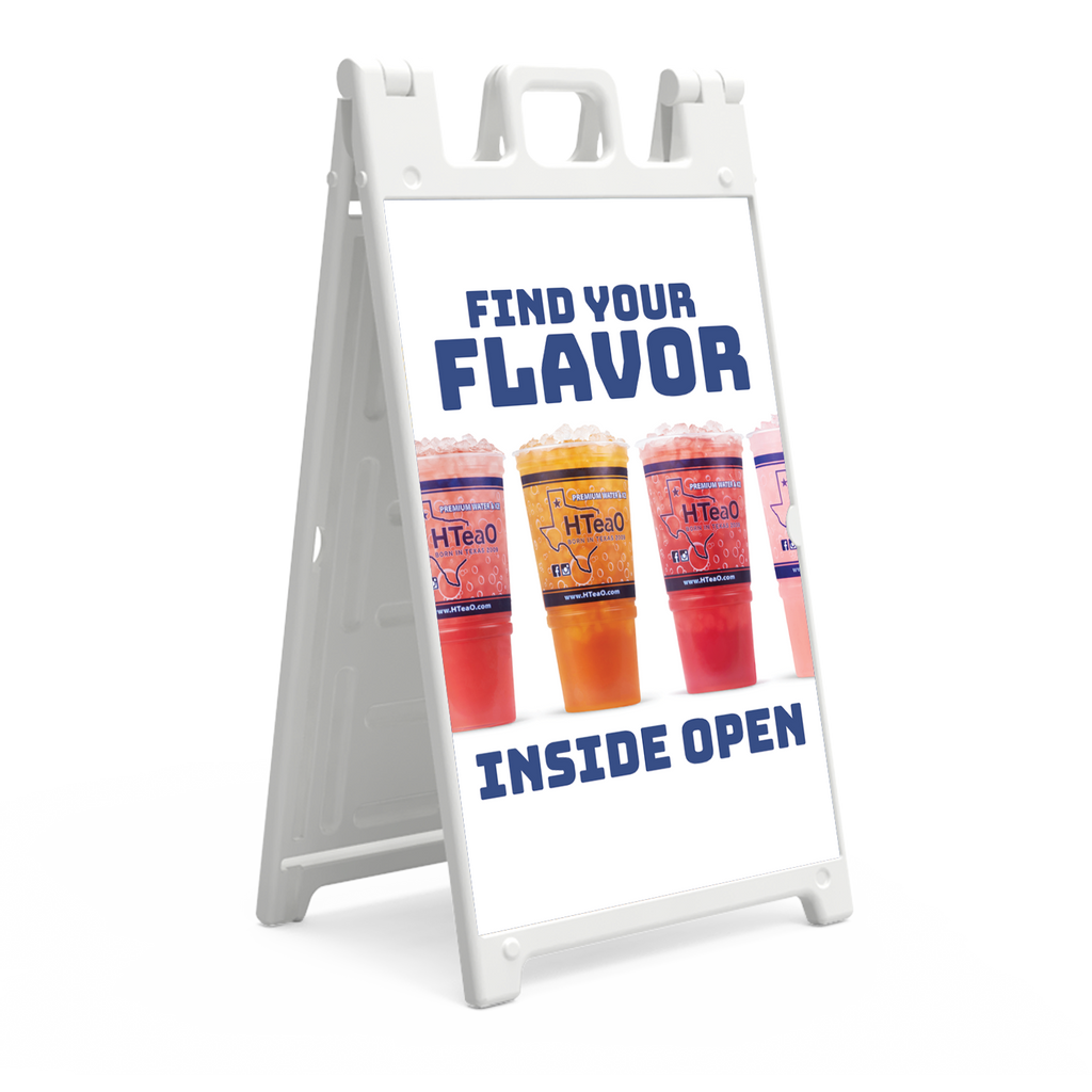 Find Your Flavor A-Frame Sign Panels