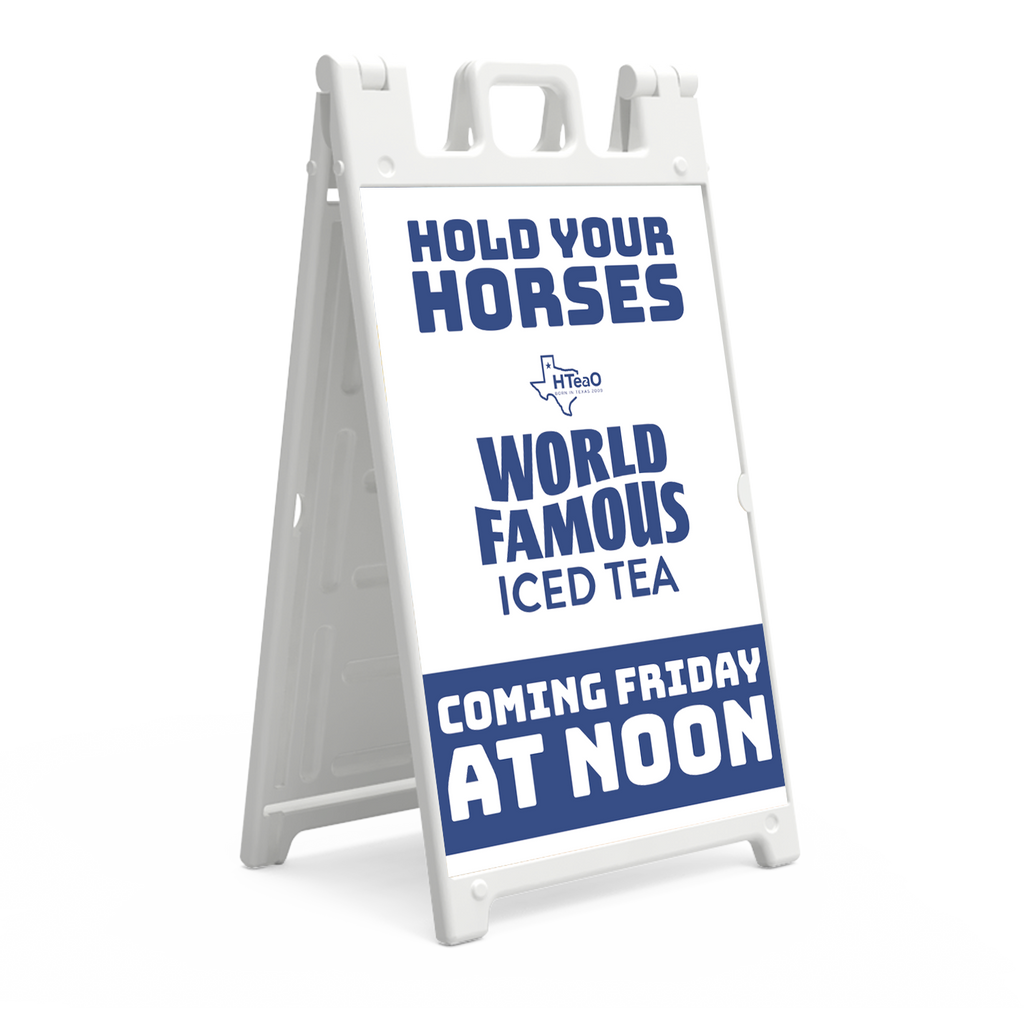 Hold Your Horses A-Frame Sign Panels