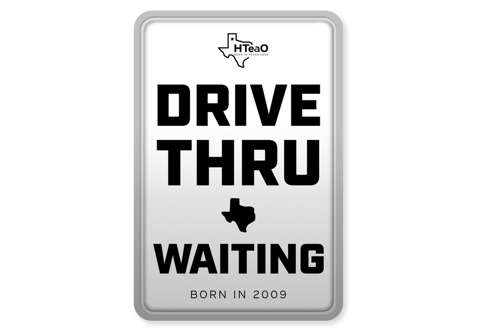 Drive Thru Waiting Signs