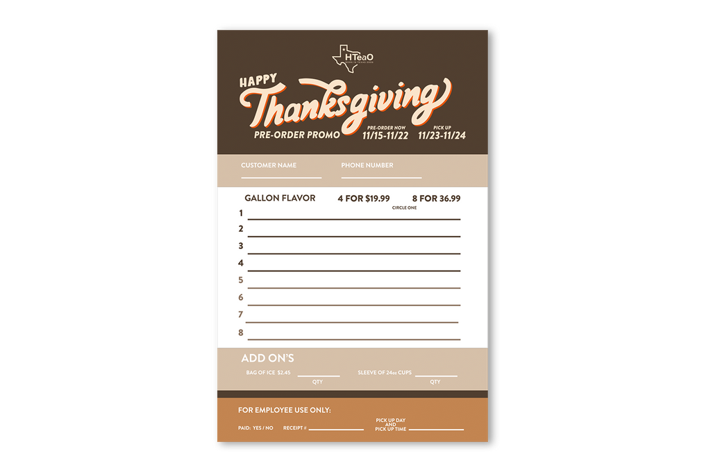 Thanksgiving Notepads